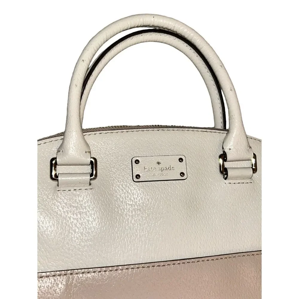 Kate‎ Spade Medium Light Pink and Cream Handbag Purse